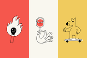 Funny mascots, illustrations, logos, a Graphic by venimo (Thumbnail 7 of 13)