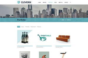 Cleverix Corporate PSD Template