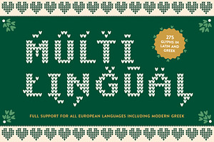 Ugly Sweater Christmas Font Bundle