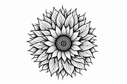 Mandala Art Line Drawing Pack Set, an Illustration by yasushie (Thumbnail 11 of 11)