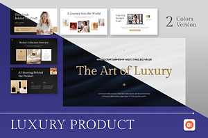 Luxury Product PowerPoint, a Presentation Template by Antstheme