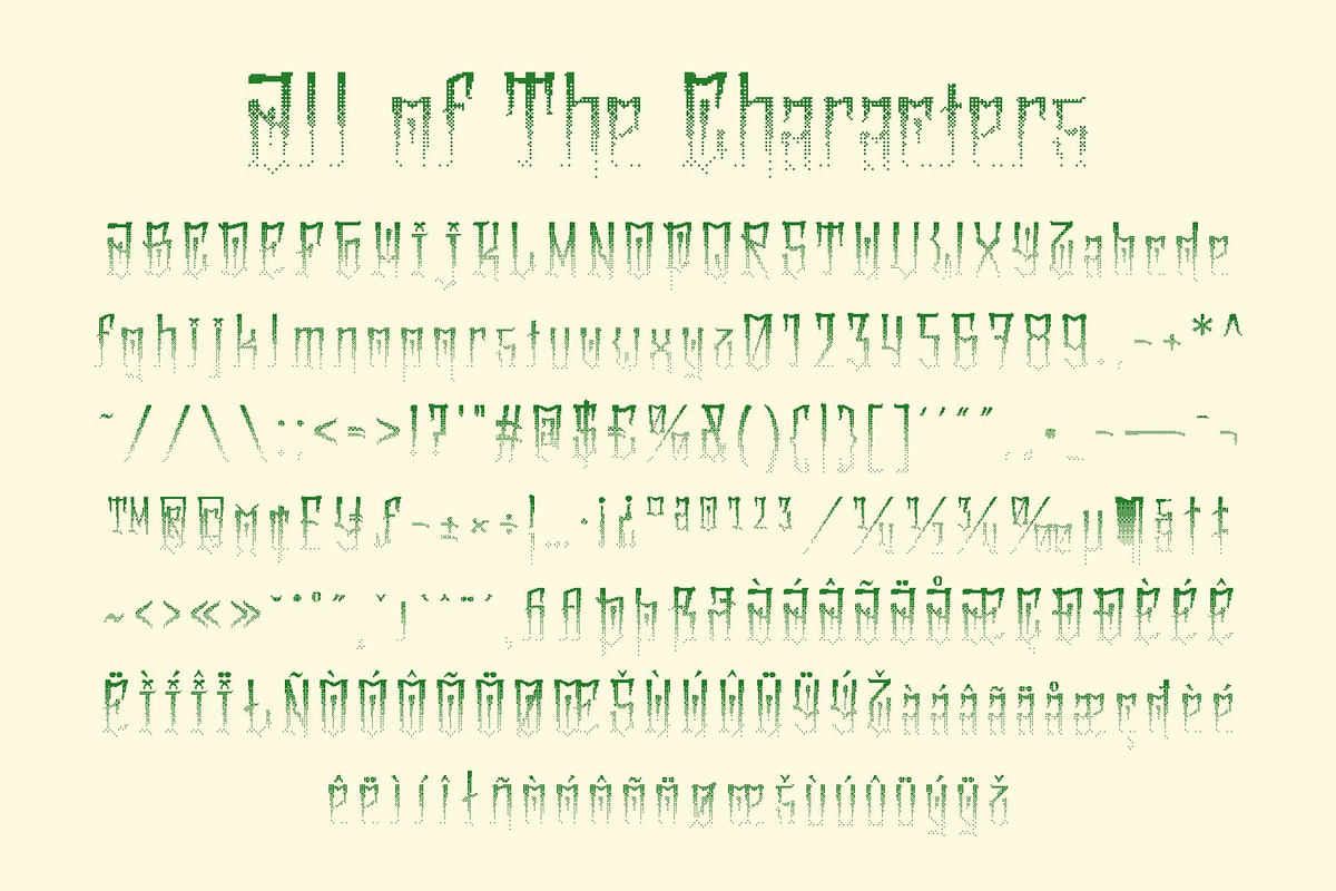 CS Densmore Halfpixel, a Sans Serif Font by Craft Supply Co. (Photo 8 of 8)