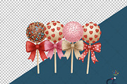 Faux Crochet Valentines Lollipop Png, an Illustration by Creative Art (Thumbnail 6 of 6)
