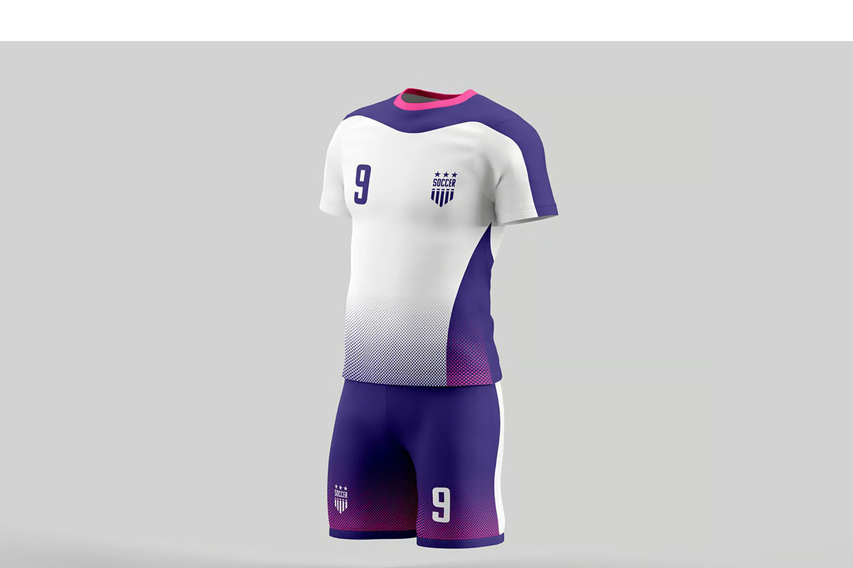 Soccer Uniform Mock-up, an Apparel Mockup by zippypixelstudio (Photo 6 of 11)