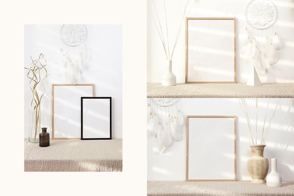 Photo Frame Mockup Bundle 26 Element, a Print Template by PawMockups (Photo 7 of 13)