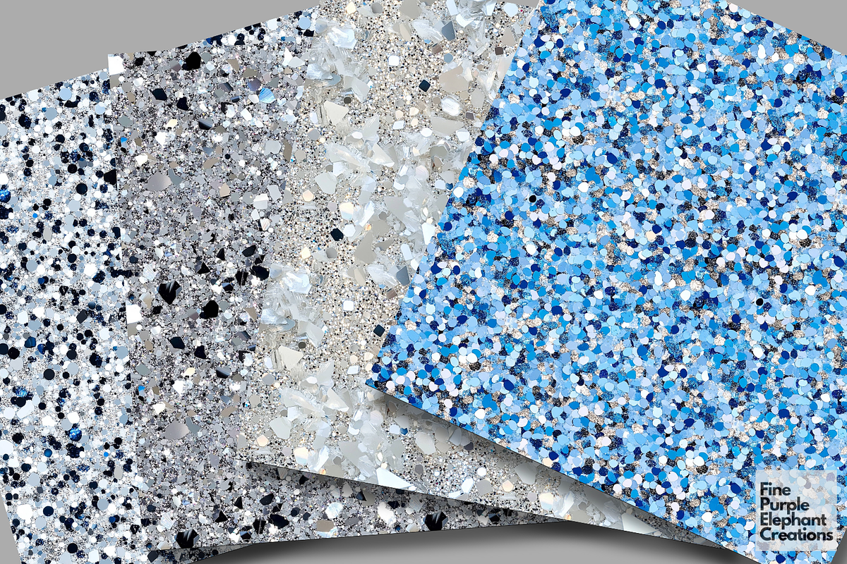 Winter Snowflake Glitter Holiday JPG, a Texture Graphic by Fine Purple Elephant (Photo 2 of 5)