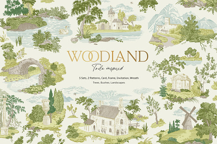 Woodland, a Decorative Illustration by olga.korneeva