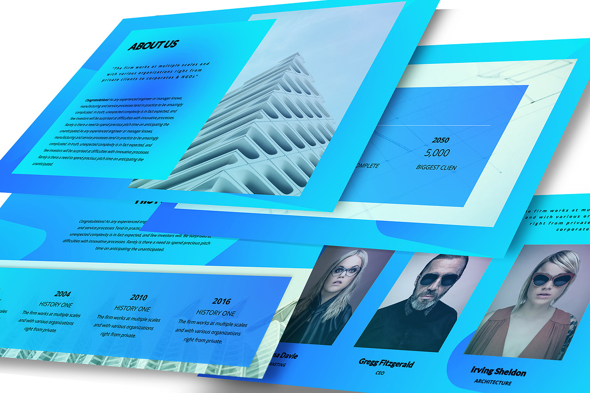 Roofed Corporate Powerpoint Template, a Presentation Template by temphall (Photo 2 of 8)