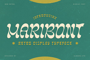 Maribont – Retro Display Typeface