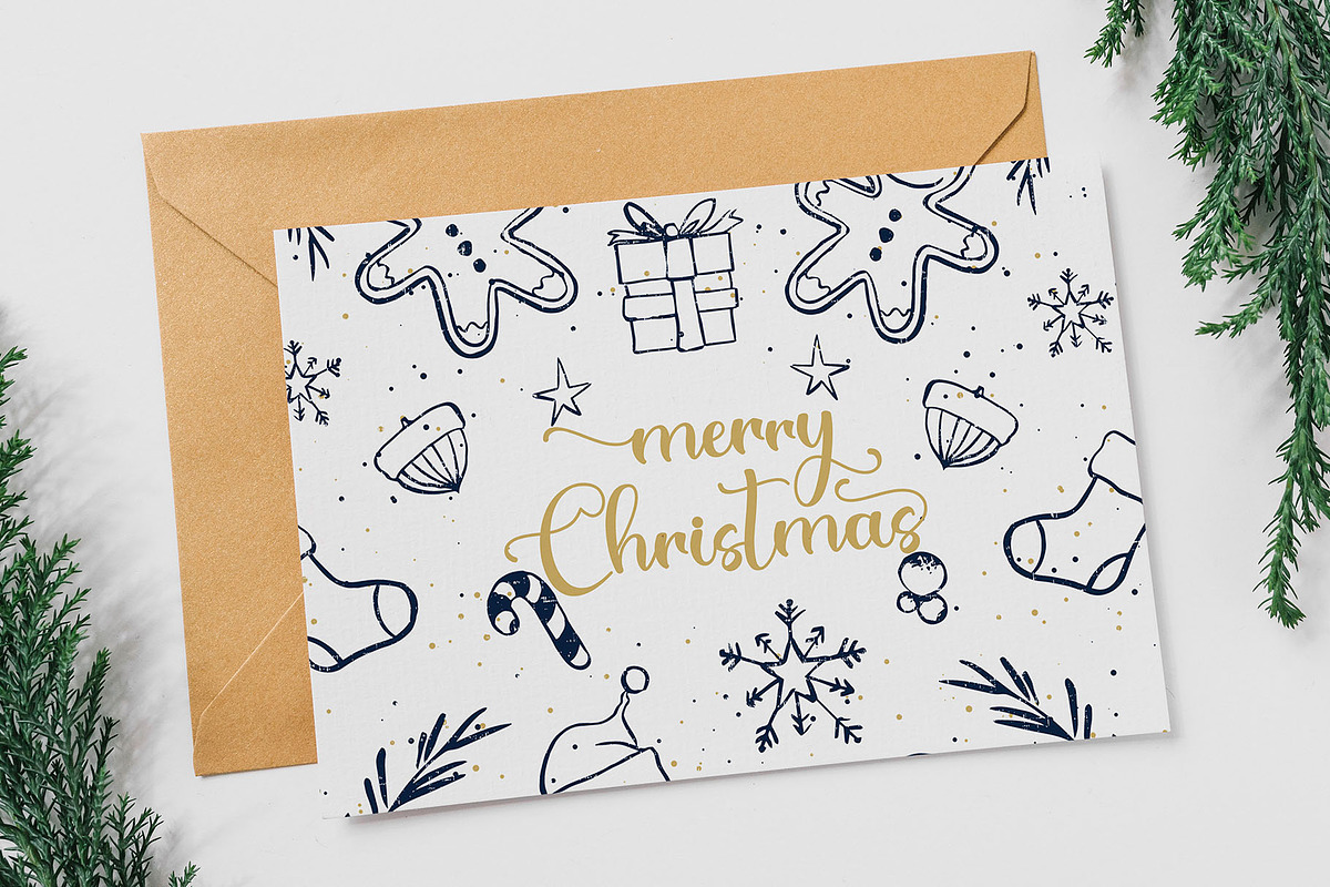 Christmas Bear - Modern Calligraphy, a Handwritten Font by alifryanzulfikar (Photo 4 of 10)