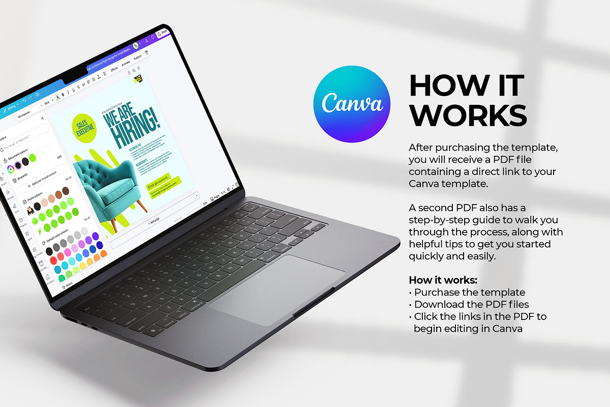 Square Hiring and Vacancy Flyer, a Social Media Template by Vintage Impressions (Photo 3 of 6)