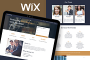 Law Firm - Wix Studio Website, a Wix Template by Kitteeh (Thumbnail 1 of 8)