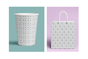 Seamless Gray Eyelet Patterns, a Pattern Graphic by Melissa Held Designs (Thumbnail 3 of 7)