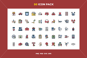 Medical services icons, an Outline Icon by Wencory