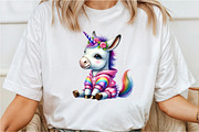 Watercolor Unicorn Cute Animals Clip, a Seasonal Illustration by Rose Art (Thumbnail 4 of 6)