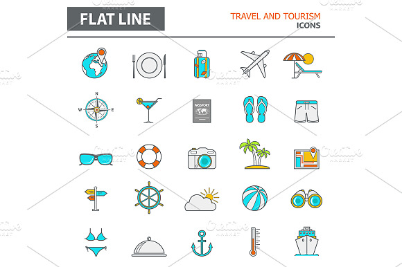 Modern Simple Line Icons