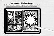 Comic Storyboard Procreate Stamps, a Brush Add-On by Selentaori Studio (Thumbnail 9 of 11)