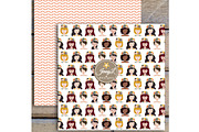 Women's Day Digital Papers & Clipart, a Pattern Graphic by JennyL Designs (Thumbnail 9 of 9)
