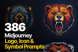 386 Midjourney Logo & Symbol Prompts