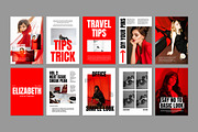 Red Bold Magazine Fashion E-Magazine, a Templates & Theme by graphicook (Thumbnail 5 of 5)