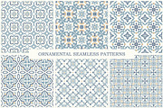 Arabic ornamental seamless patterns, a Pattern Graphic by Alonka's Illustrations (Thumbnail 1 of 7)