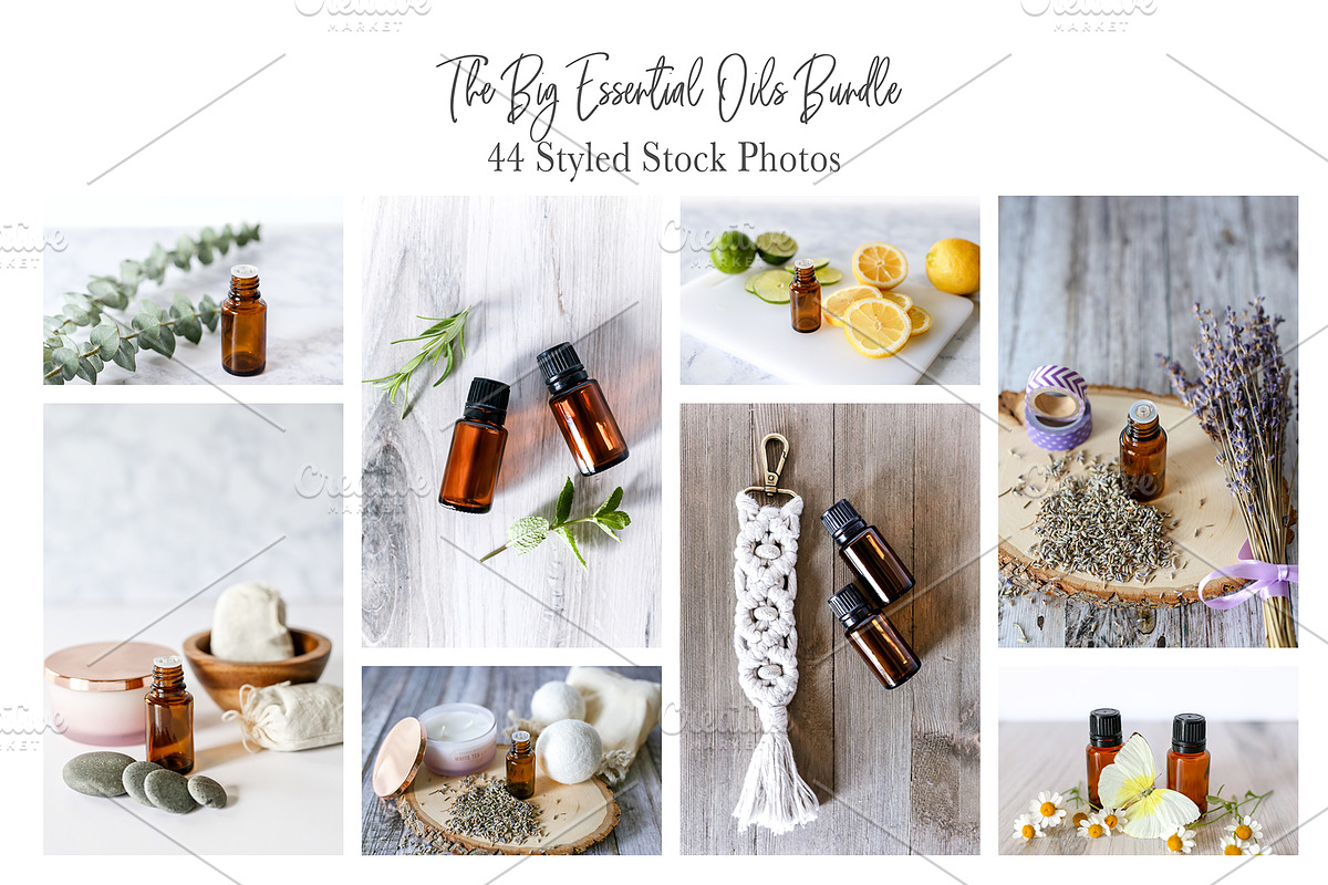Big Essential Oils - Photo Bundle, a Health & Medical Photo by SunnyTangerine Stock (Photo 3 of 8)