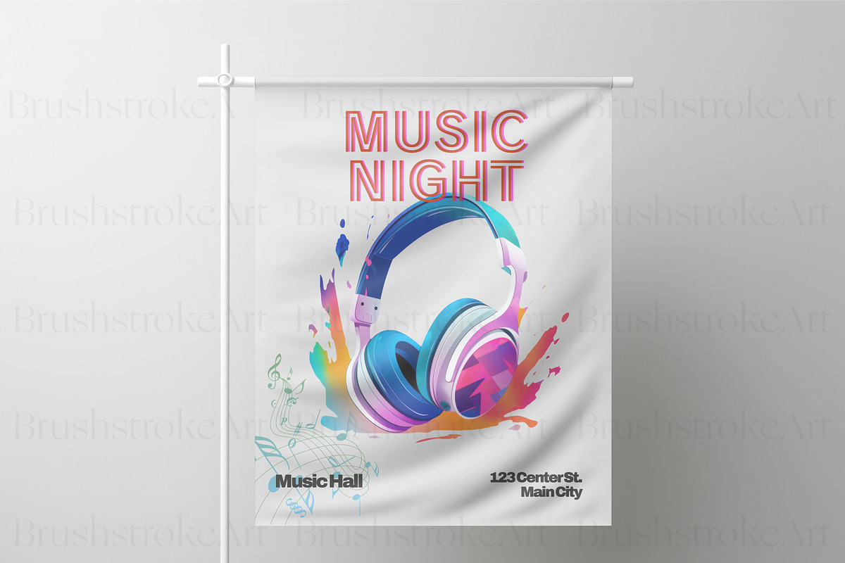 Headphone Clipart, Headphone PNG, an Object Illustration by BrushstrokeArtGB (Photo 9 of 9)