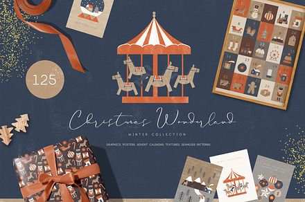 Winter Wonderland Christmas, a Seasonal Illustration by lokko studio