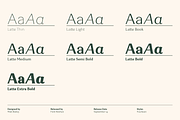 Latte - Friendly Serif Font, a Serif Font by Font Kitchen (Thumbnail 2 of 12)