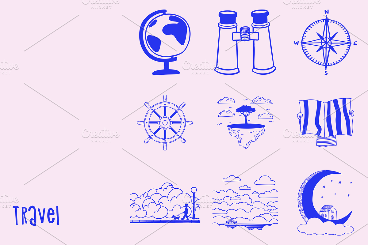 1001 Cute Doodles Bundle, an Object Illustration by Danil Polshin (Photo 58 of 65)