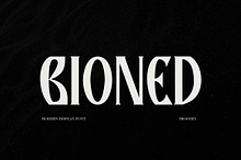 Bioned - Elegant Gothic Serif Font