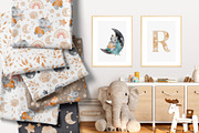Dreamy Sleeping baby animals, an Animal Illustration by tatiletters (Thumbnail 9 of 13)