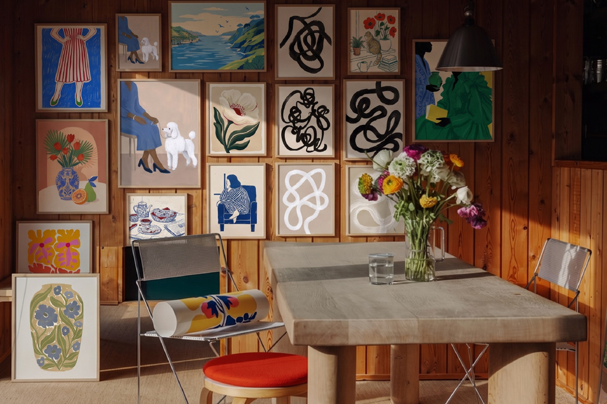 CONTEMPORARY ART PRINTS - 200 Bundle, a Background Graphic by Tomasz Ganclerz (Photo 9 of 14)