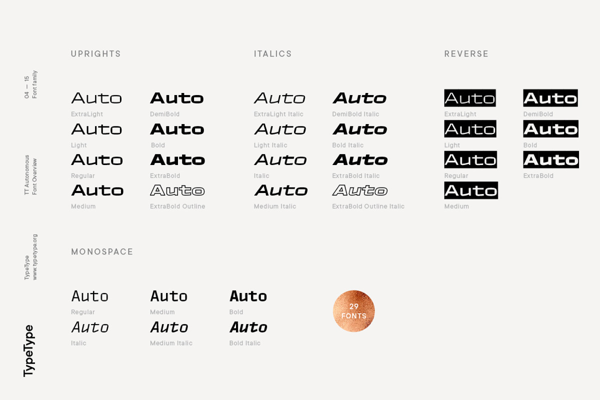 TT Autonomous, a Sans Serif Font by TypeType (Photo 4 of 15)