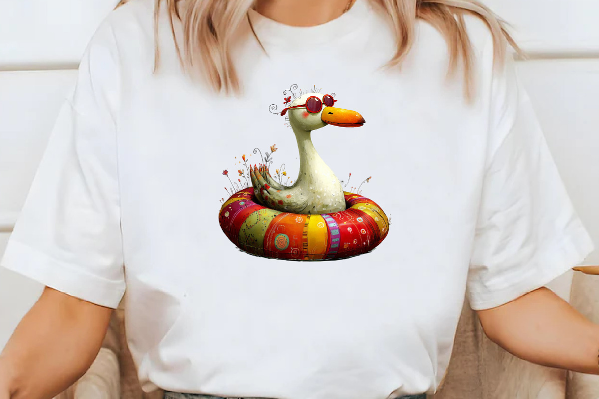 Whimsical Summer seagull Clipart, an Illustration by Designworld (Photo 7 of 8)