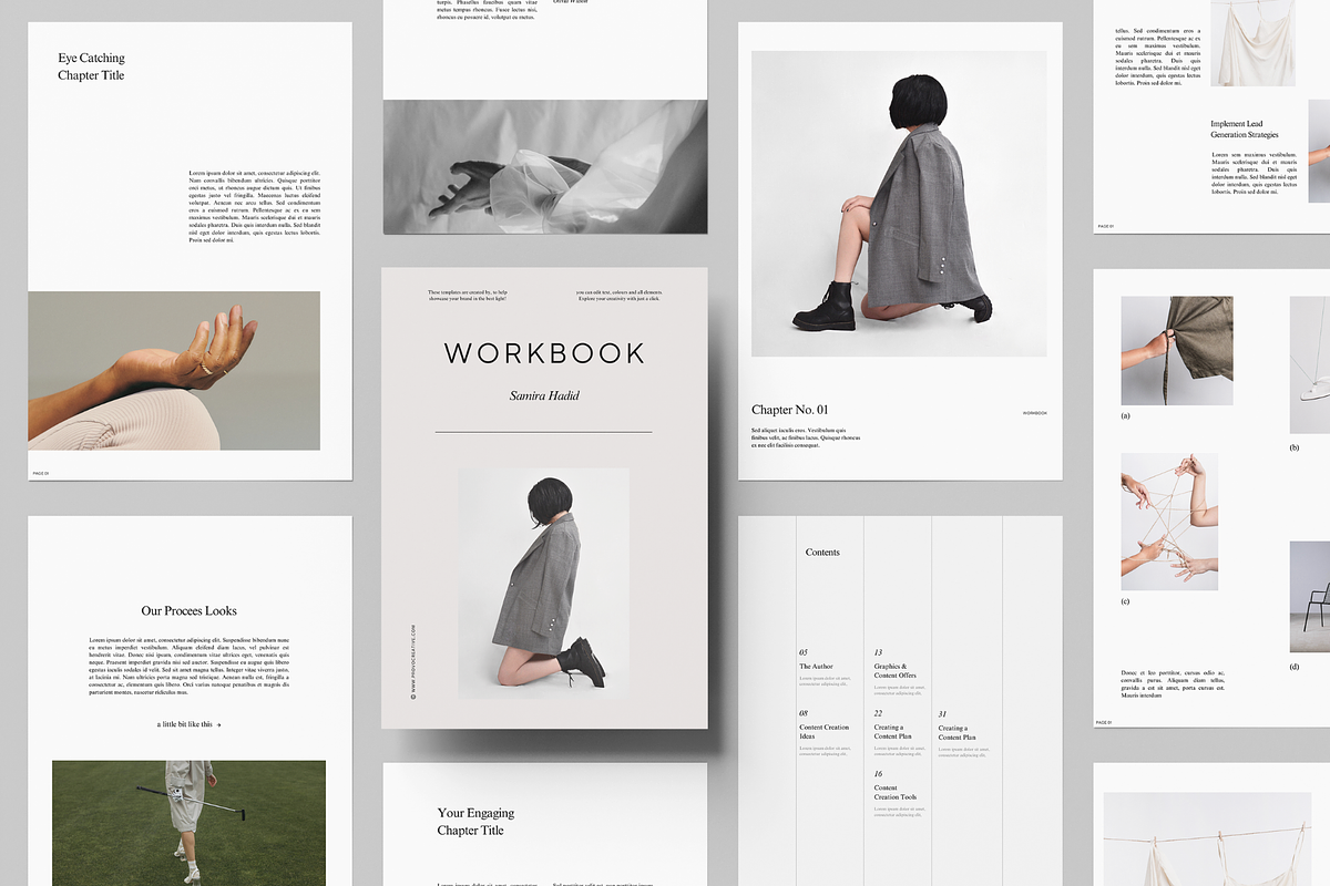 Editorial & Workbook Template Canva, a Presentation Template by Studio Provo (Photo 1 of 7)