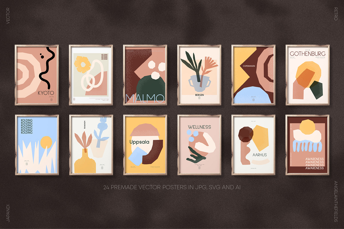 JAPANDI STUDIO Vector Kit, an Object Graphic by angelainthefields (Photo 11 of 12)