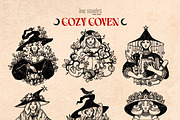 Cozy Coven | Autumn Witches, a Person Illustration by Ink Stories (Thumbnail 3 of 10)
