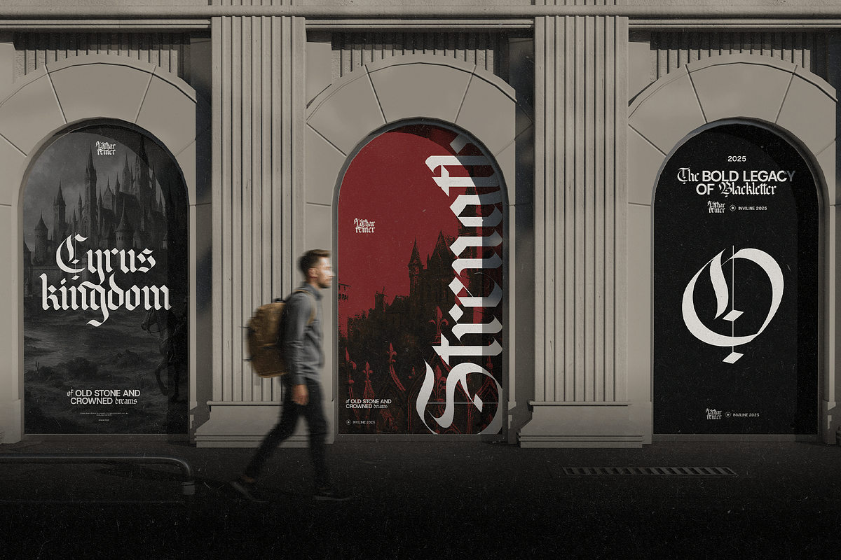 Lothar Reiner – Gothic Blackletter, a Blackletter Font by Inviline.co (Photo 13 of 15)