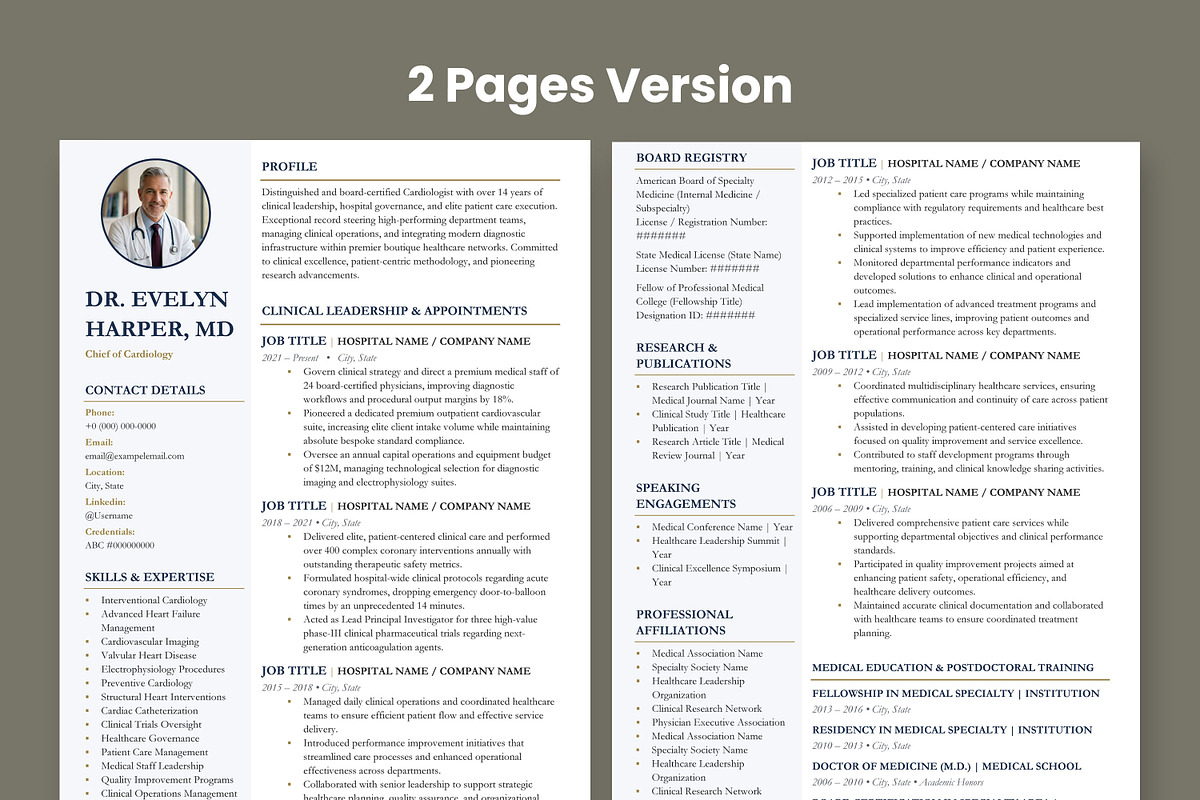 Executive Resume Template, a Resume Template by Anjum Ilyas (Photo 3 of 7)