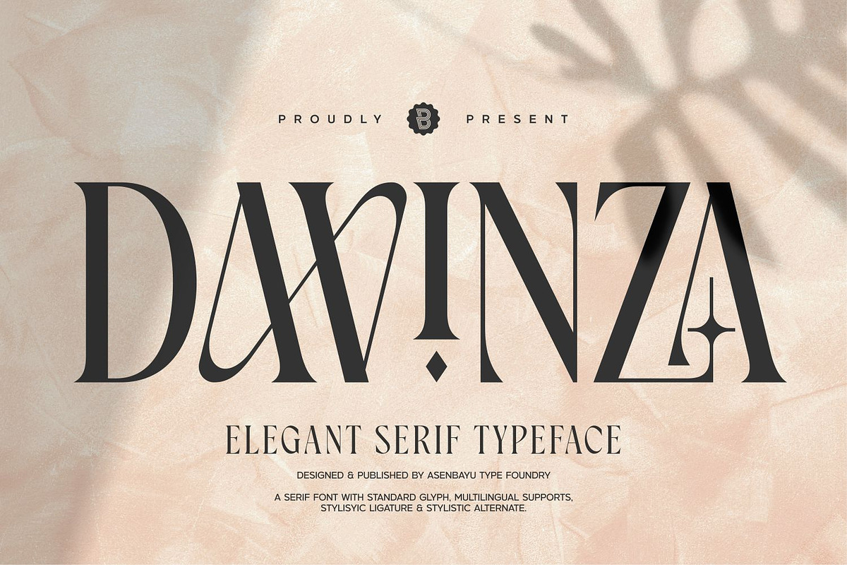 Davinza - Elegant Serif Font, a Serif Font by Asenbayu (Photo 1 of 14)