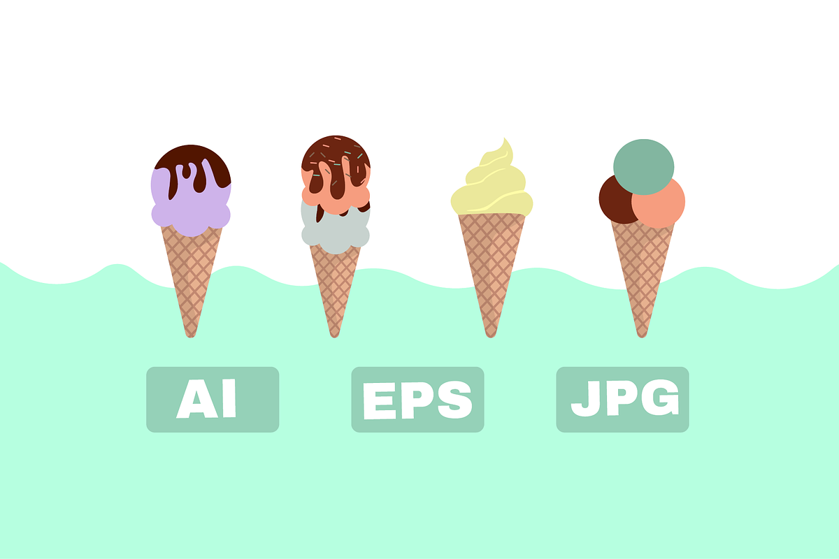 Ice Cream Elements Illustration, a Food Illustration by Artnivora.Std (Photo 2 of 3)