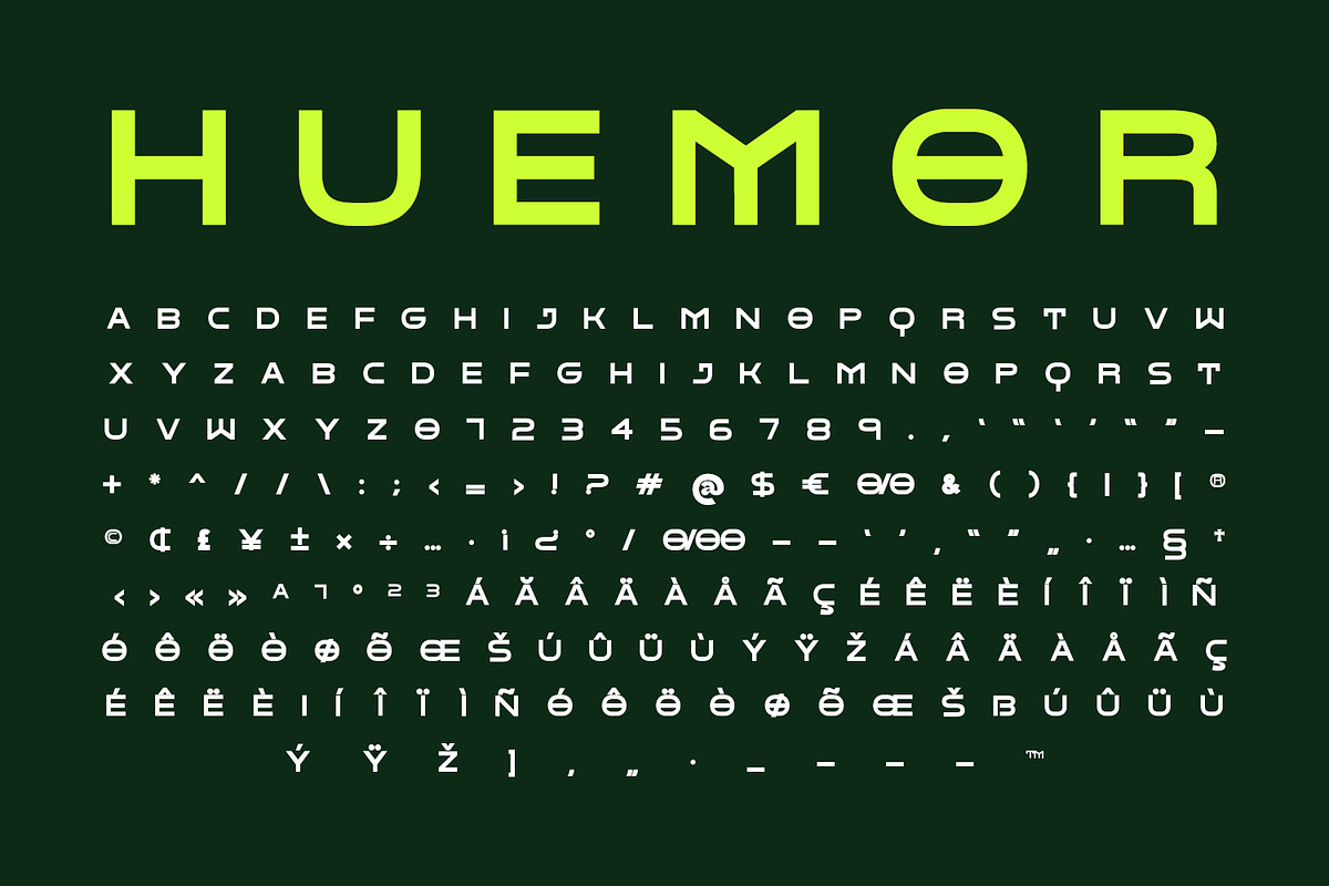 Huemor Display, a Sans Serif Font by Foxtype (Photo 3 of 6)