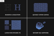 INFINITE PATTERNS Procreate Brushes, a Brush Add-On by VisualTimmy (Thumbnail 8 of 8)