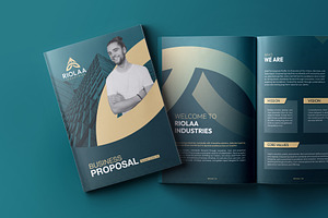 Professional Business Proposal, a Brochure Template by VectStock