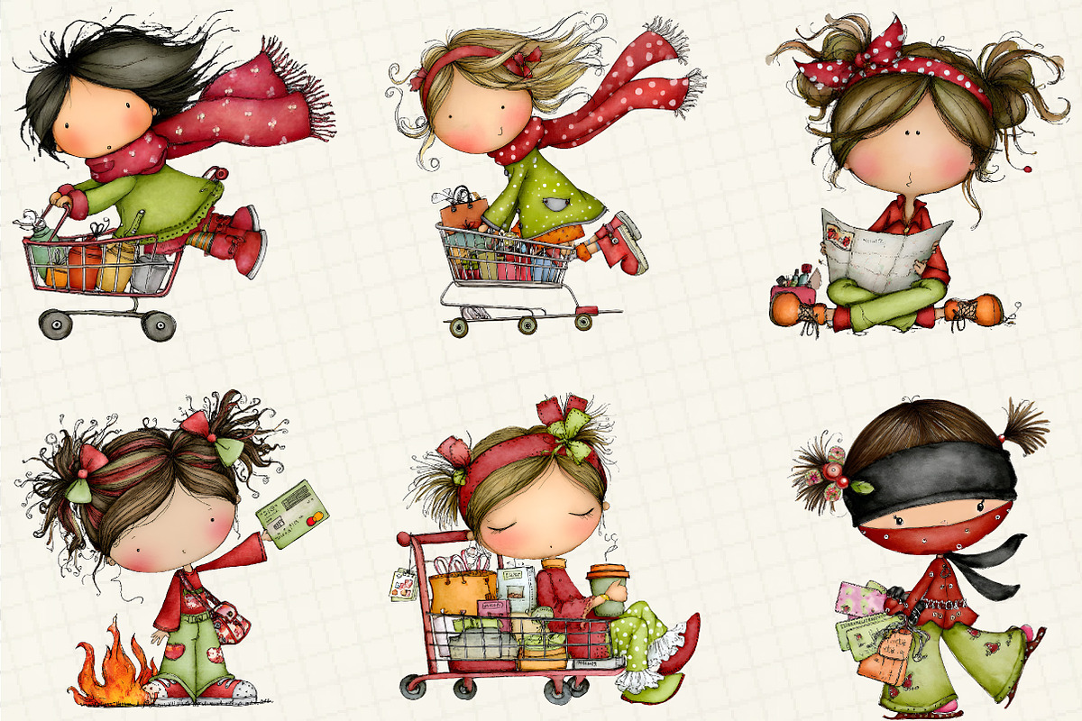 Funny Black Friday Clipart, an Illustration by DreamCafeArt (Photo 5 of 8)