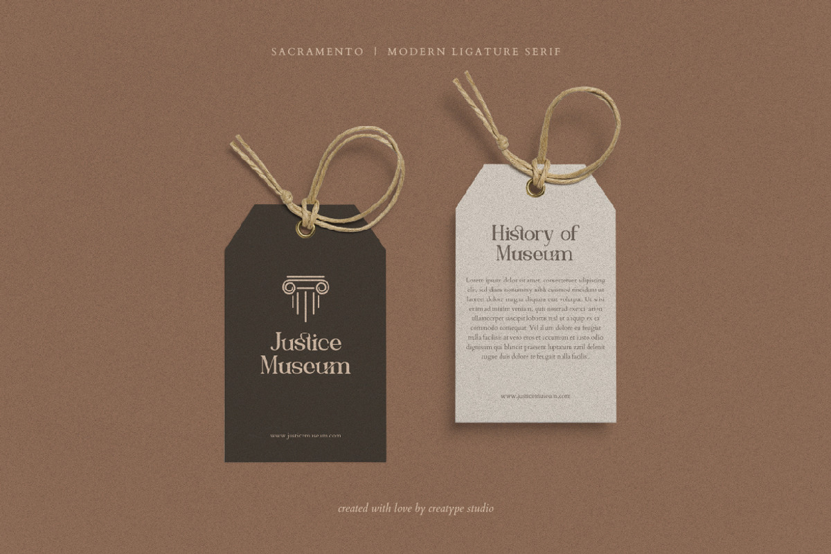 Sacramento Modern Ligature Serif, a Serif Font by Creatype Studio (Photo 7 of 9)