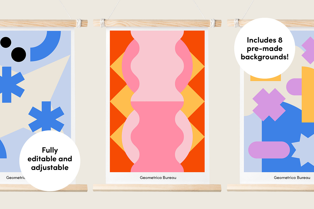 Abstract Symbols, a Pattern Graphic by Geometrica Bureau (Photo 4 of 10)