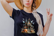 Fairy House Halloween Sublimation C, an Illustration by SVGArt (Thumbnail 4 of 8)