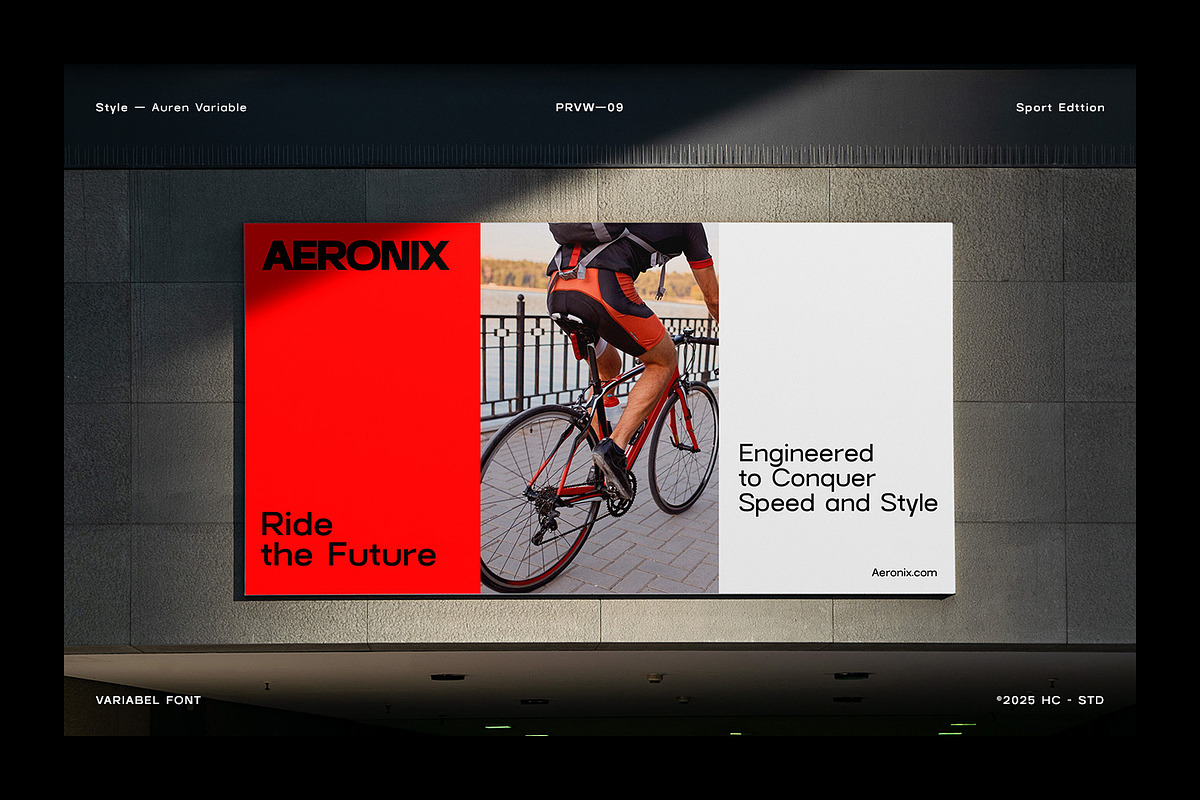 AUREN – Modern Variable Font, a Sans Serif Font by Hasbi Creative (Photo 8 of 10)